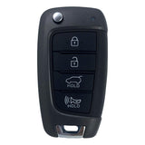 Hyundai Kona 2018-2021 Oem 4 Button Flip Key Osloka-450T (Os) 95430-J9500