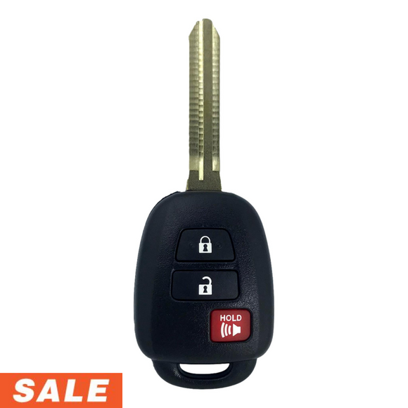 Toyota Highlander Tacoma Rav4 2013-2021 3 Button Key For Gq4-52T / H-Chip Remote Head