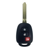 Toyota Highlander Tacoma Rav4 2013-2021 3 Button Key For Gq4-52T / H-Chip Remote Head