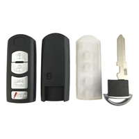 Mazda6 4 Button Smart Key Shell For KR55WK49383 | Aftermarket Key Shell