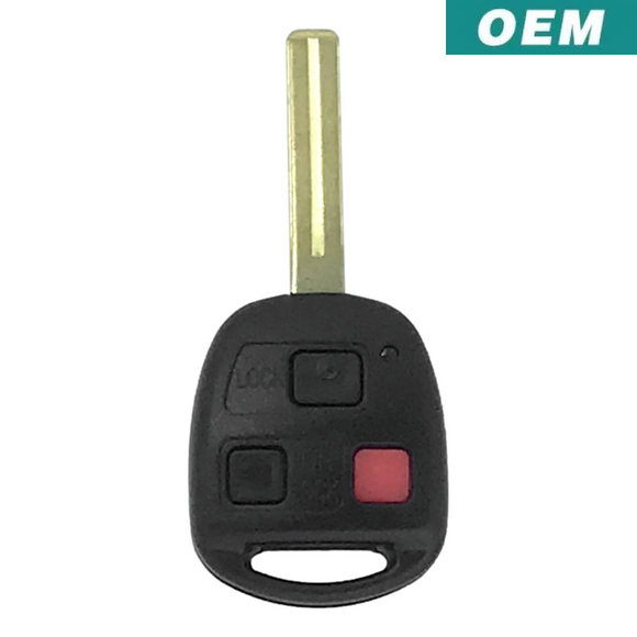 Lexus Gx470 Lx470 2003-2008 Oem 3 Button Remote Head Key Hyq1512V