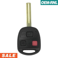 Lexus Gx470 Lx470 3 Button Remote Head Key Hyq1512V / Hyq12Bbt 2003-2008