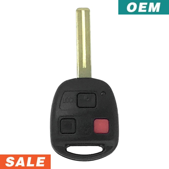 Lexus Gx470 Lx470 3 Button Remote Head Key Hyq1512V / Hyq12Bbt 2003-2008