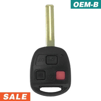 Lexus Gx470 Lx470 3 Button Remote Head Key Hyq1512V / Hyq12Bbt 2003-2008