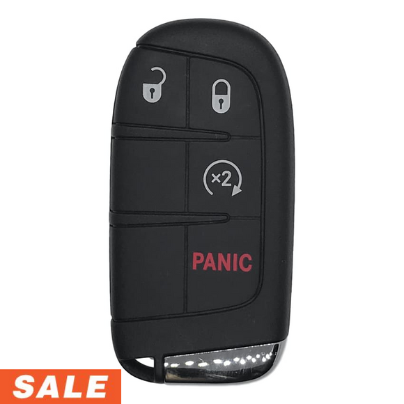 Jeep Compass Trailhawk 4 Button Remote 2017-2019 FCC: M3N-40821302 PN: 68250337AB (OEM)