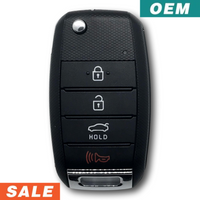 Kia Rio 4 Button Flip Key Remote 2013-2015 FCC: TQ8-RKE-3F05 (OEM)
