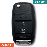 Kia Forte 4 Button Flip Key Remote 2017-2018 FCC: OSLOKA-875T PN: 95430 A7200 (OEM)