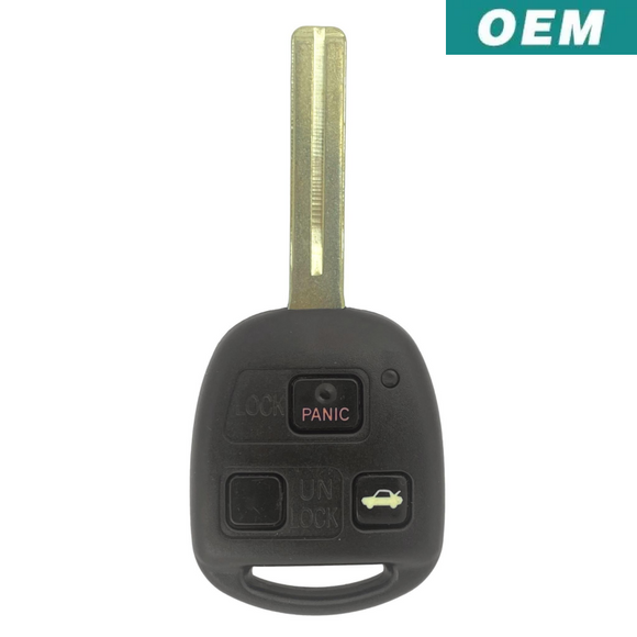 Lexus 2001-2008 Es330 Ls430 3 Button Remote Head Key
