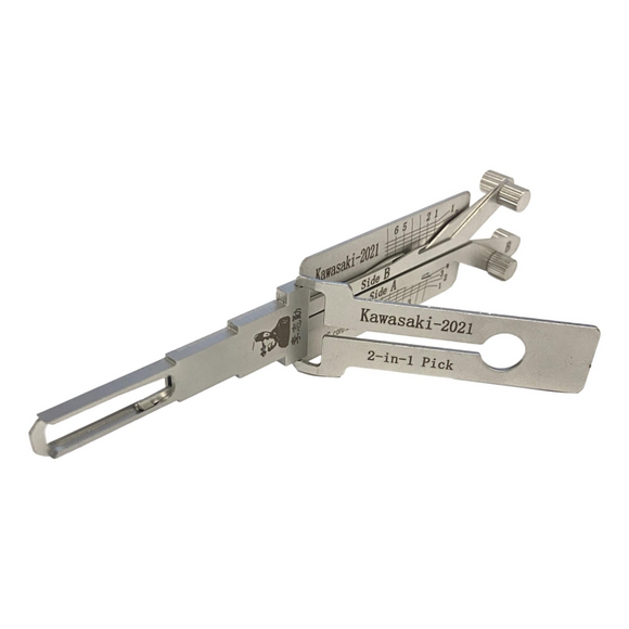 Original Lishi Kawasaki 2021 2-in-1 Pick & Decoder Picks & Decoders