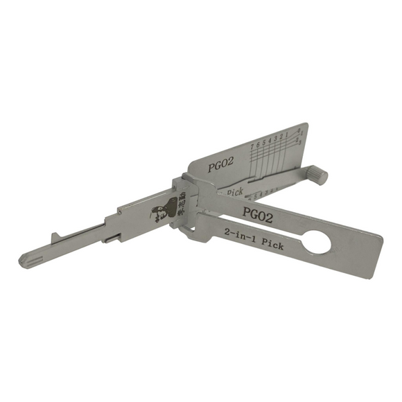Original Lishi 2-In-1 Pick And Decoder Pgo2 Scooters Lock