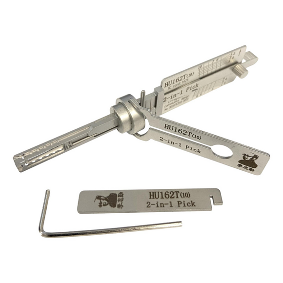 Original Lishi 2-In-1 Pick and Decoder HU162T 10-Cut Picks & Decoders