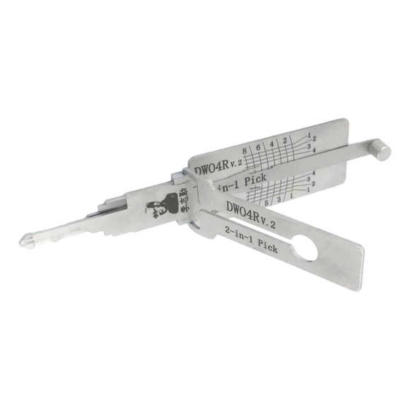 Original Lishi 2-In-1 Pick And Decoder Dw04R / Dw05R Lock