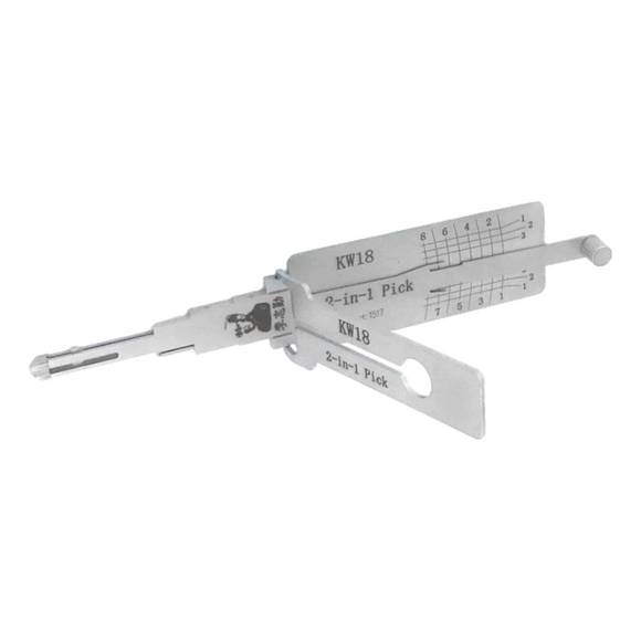 Original Lishi 2-In-1 Pick And Decoder Kw18 Lock