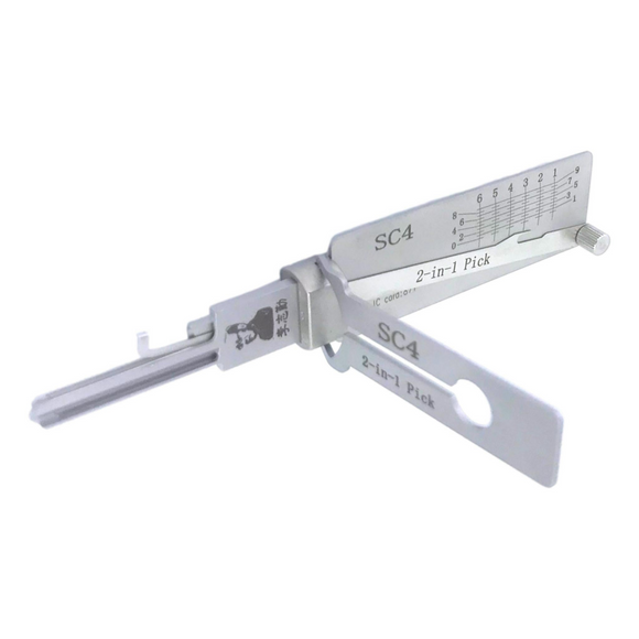 Original Lishi Tool 2-In-1 Pick And Decoder Sc4 Lock