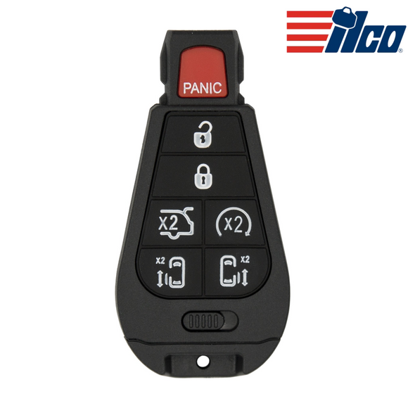 Ilco Look-Alike Chrysler Dodge 7 Button Remote 2008-2016 Pod-Lal-7B2 Key