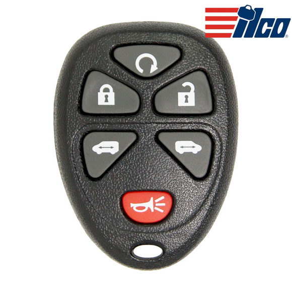 Ilco Look-Alike Buick Chevrolet Pontiac Saturn 6 Button Remote 2005-2007 Rke-Gm-6B2 Key