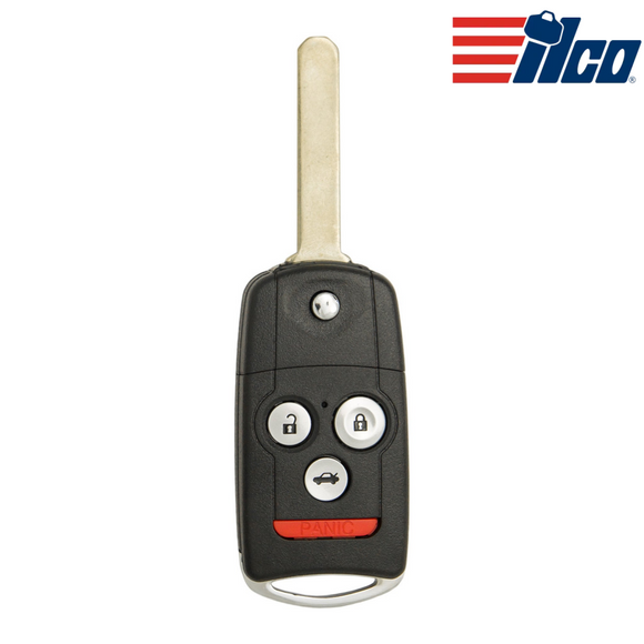 Ilco Look-Alike Acura Mdx Rdx 4 Button Remote 2007-2013 Flip-Acura-4B1 Key