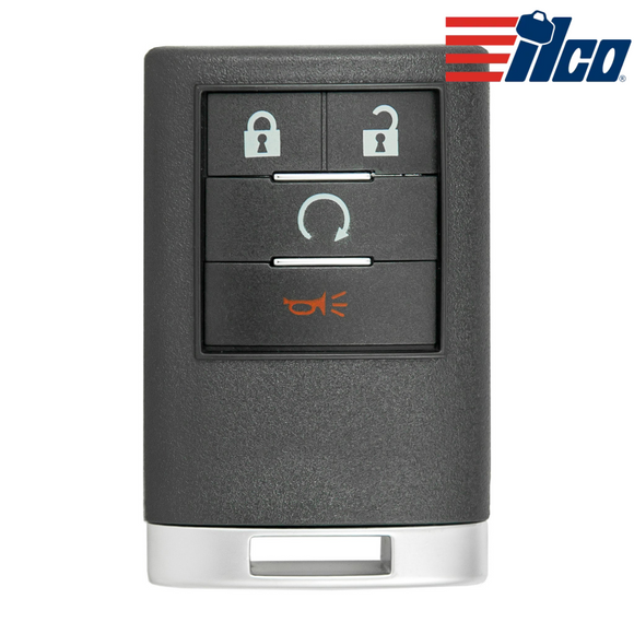 Ilco Look-Alike Cadillac Cts Dts 4 Button Remote 2008-2014 Rke-Cad-4B1 Key