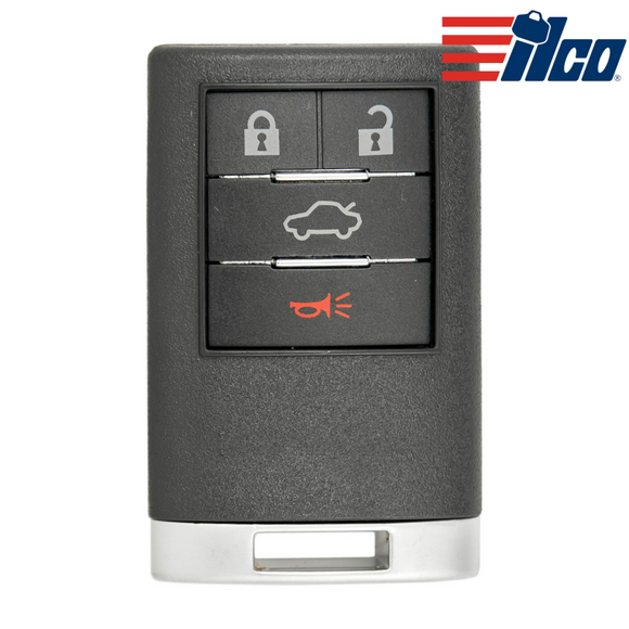 Ilco Look-Alike Cadillac Cts 4 Button Remote 2008-2014 Rke-Cad-4B2 Key