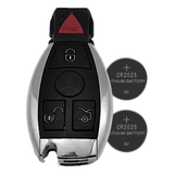 Mercedes Benz 4 Button Fobik 1997-2014 For IYZ-3312 NEC 2 Battery