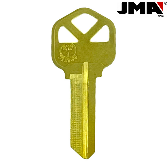Jma Kwi Brass Finish Kwi-1Ke Kw1 Br Metal Key