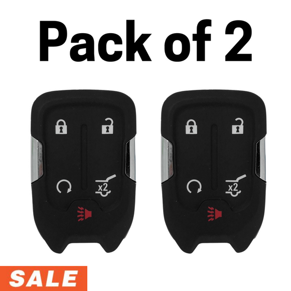 Chevrolet Gmc 2015-2020 5 Button Smart Key For Hyq1Aa (2 Pack)