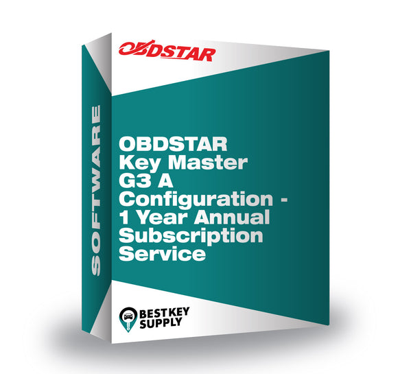 OBDSTAR Key Master G3 A Configuration - 1 Year Annual Subscription Service