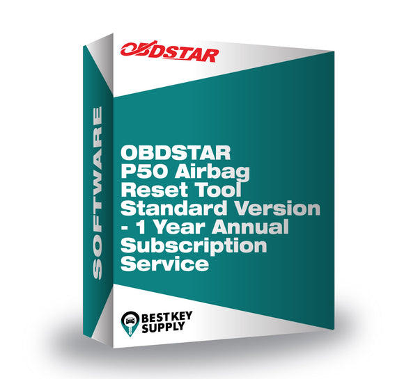 OBDSTAR P50 Airbag Reset Tool Standard Version - 1 Year Annual Subscription Service