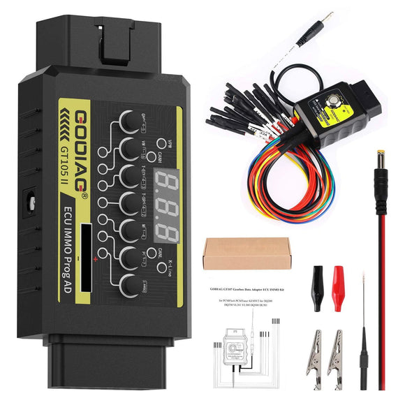 GODIAG GT107 DSG Gearbox Adapter w/ GT105 II IMMO Prog AD