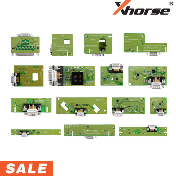 Xhorse Vvdi Key Tool Plus / Mini Programmer - Solder Free Adapter Set (15 Piece) Accessories