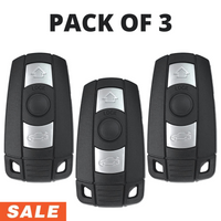 3 Pack - BMW 3 Series 5 Series 2004-2010 CAS3 Smart Key KR55WK49127 / 49123