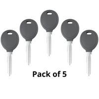 Transponder Key Y164 for Chrysler / Dodge / Jeep 2004-2019 (5 Pack)