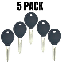 5 Pack- Chrysler Dodge Jeep Transponder Key Y160 / Chip 4D64