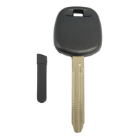 Toyota Scion Transponder Key Shell TOY43 w/ Chip Slider Long Key Shell