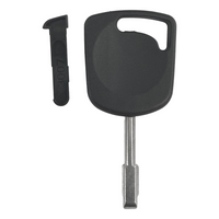 Ford Jaguar 6 Cut Tibbe Transponder Key Shell (FO21T7) Long Slider Key Shell