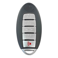 Nissan 5 Button Smart Key Shell Replacement Case For KR5S180144014 | Aftermarket Cut-out Key Shell
