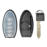 Nissan 5 Button Smart Key Shell Replacement Case For KR5S180144014 | Aftermarket Key Shell
