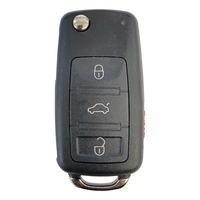 Volkswagen 4 Button Flip Key Shell For KR55WK45022 | KR55WK45032 Key Shell