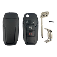 Replacement Shell Case For Ford F-Series 4 Button Flip Key Key Shell