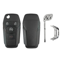 Replacement Shell Case For Ford F-Series 4 Button Flip Key