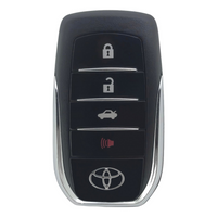 Toyota 4 Button Trunk Smart Key Shell Key Shell