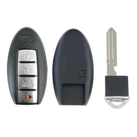 Nissan 4 Button Smart Key Shell Replacement Case For CWTWBU735 | Aftermarket Key Shell