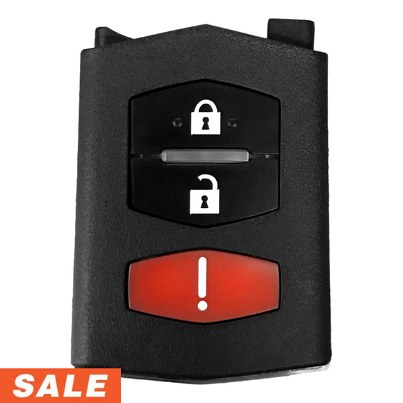 Mazda 2006-2015 3 Button Flip Key Case Shell For Bgbx1T478Ske125-01
