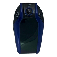 Universal Lcd Smart Key Adapter For Push-To-Start Vehicles (Rectangular) Blue Shell