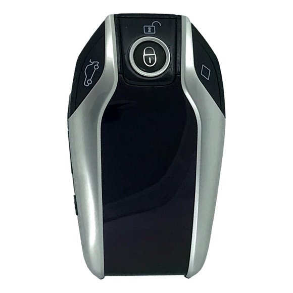 Universal Lcd Smart Key Adapter For Push-To-Start Vehicles (Rectangular) Silver Shell