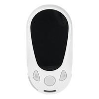 Universal Lcd Smart Key Adapter For Push-To-Start Vehicles (Circular) White Shell