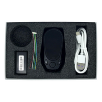 Universal Lcd Smart Key Adapter For Push-To-Start Vehicles (Circular) Shell