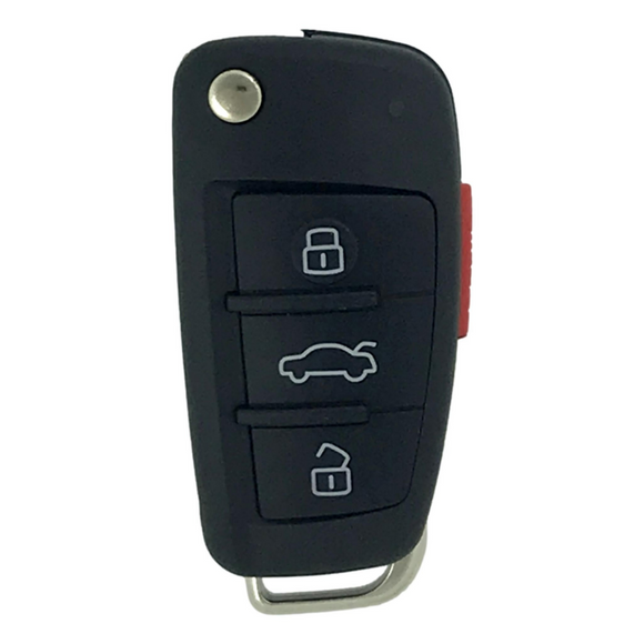 Audi 2005-2010 4 Button Flip Key Shell For Myt4073A / Nbg009272T