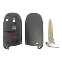 Chrysler Dodge Jeep 4 Button Replacement Shell for FCC: M3N 40821302 Key Shell