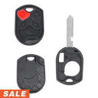 Ford Lincoln Mercury 4 Button Key Shell For Oucd6000022 (3 Part Shell)